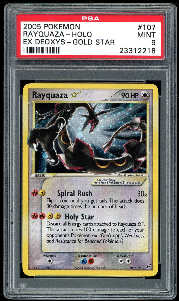 Rayquaza Gold Star 